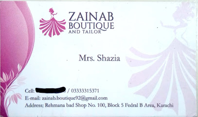 Zainab Boutique and Tailors logo