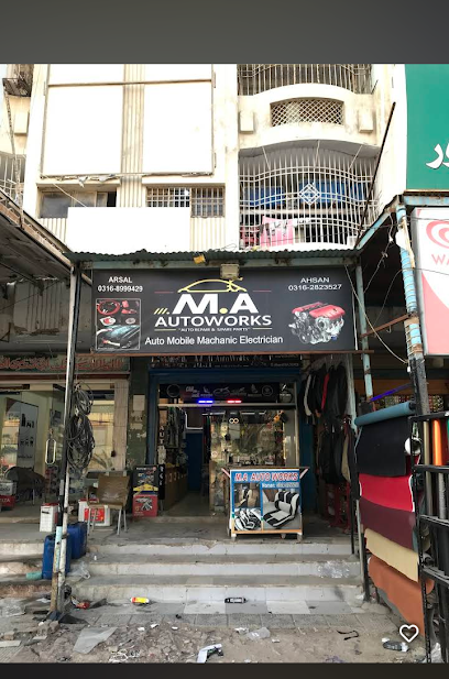 M.A AUTOWORKS (Car Modification) logo